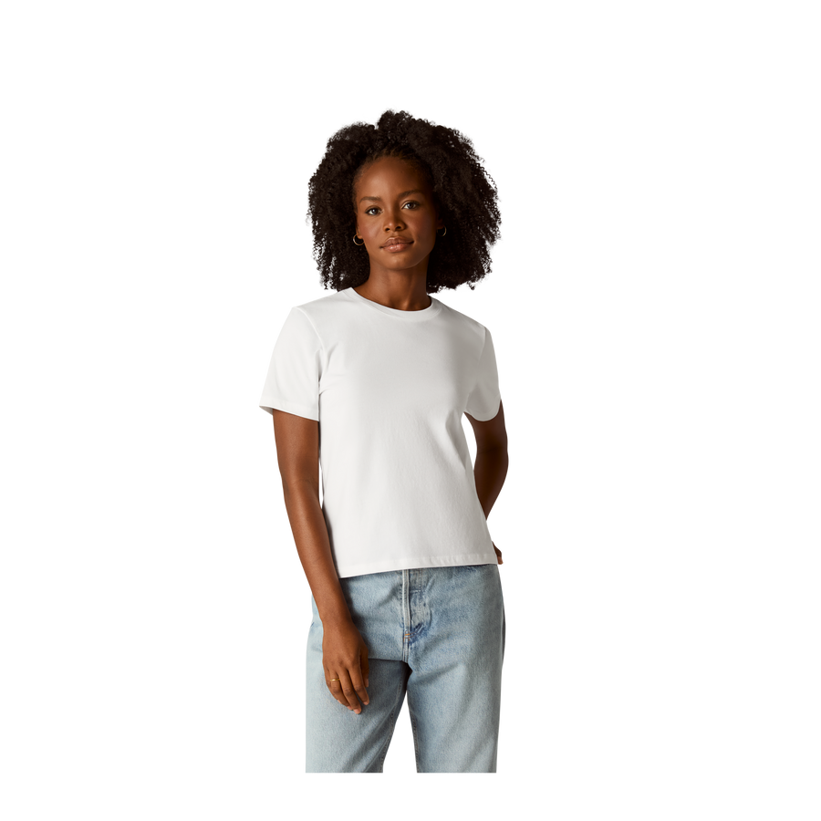 Women's Pima Cotton Crew Neck T-Shirt G9